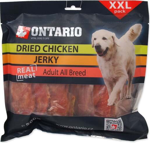 Ontario Dog poslastica 500g, fileti, piletina