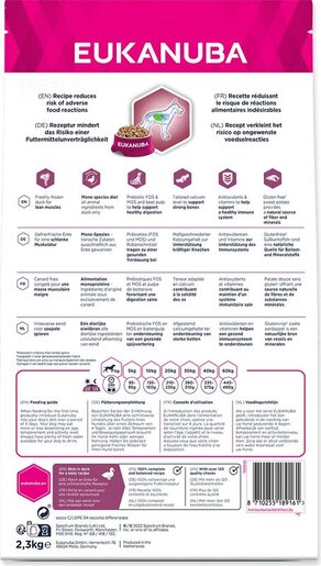 Eukanuba Daily Care Adult Mono Protein 2,3kg, pačetina