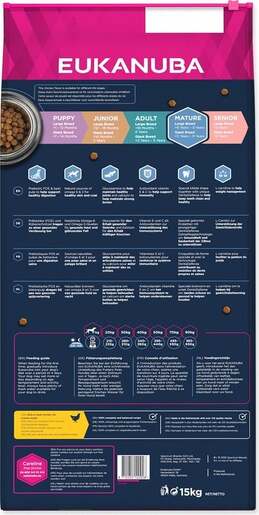 Eukanuba Mature Large Breed 15kg, piletina
