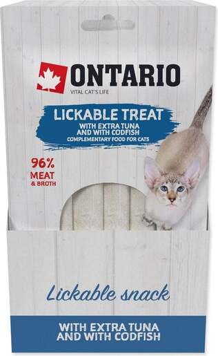 Ontario Cat poslastica 5x14g, tuna i bakalar