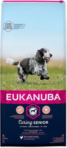 Eukanuba Senior Medium Breed 15kg, piletina