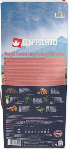 Ontario Adult Large Breed Weight Control 12kg, puretina i krumpir