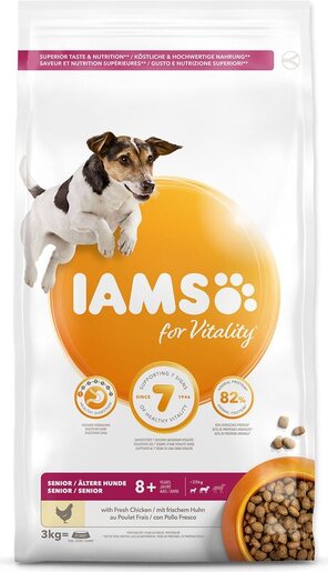 IAMS Dog Senior Small & Medium Breeds 3kg, piletina