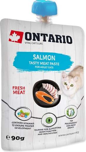 Ontario pasta Cat Adult 90g, losos
