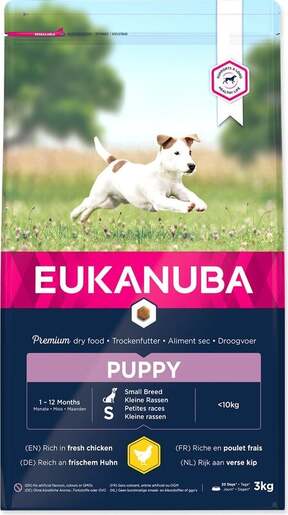 Eukanuba Puppy Small Breed 3kg, piletina