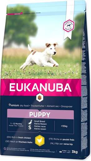Eukanuba Puppy Small Breed 3kg, piletina