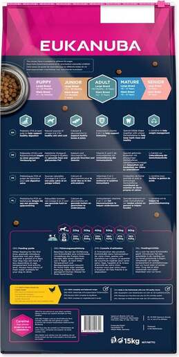 Eukanuba Adult Large Breed 15kg, piletina