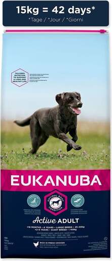 Eukanuba Adult Large Breed 15kg, piletina