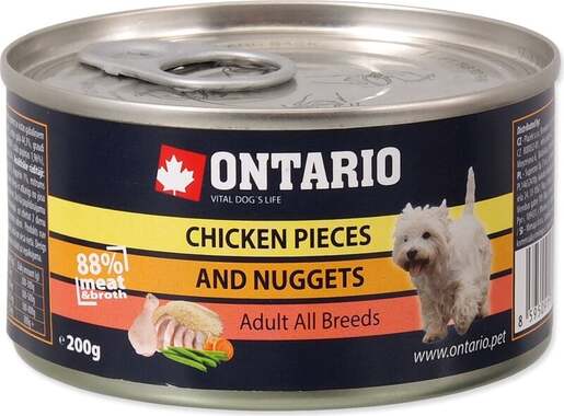 Ontario konzerva Adult 200g, piletina