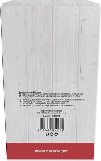 Ontario Cat poslastica 5x14g, piletina i zob