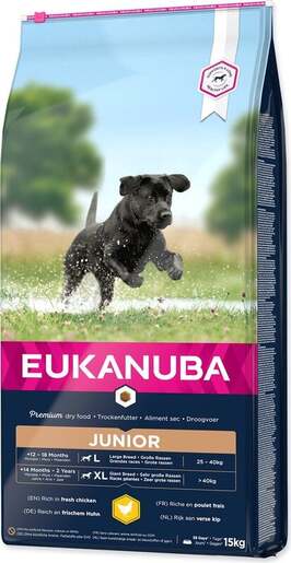 Eukanuba Junior Large & Giant Breed 15kg, piletina