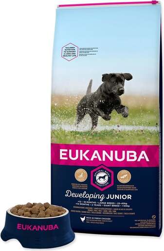 Eukanuba Junior Large & Giant Breed 15kg, piletina