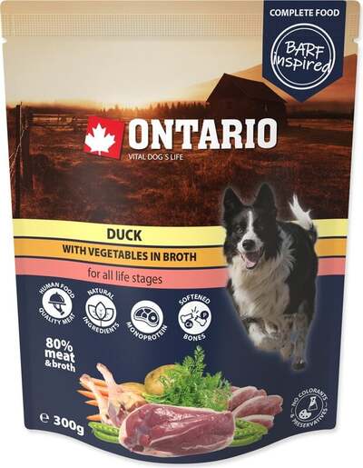 Ontario vrećica Dog 300g, pačetina i povrće