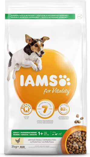 IAMS Dog Adult Small & Medium Breeds 3kg, piletina