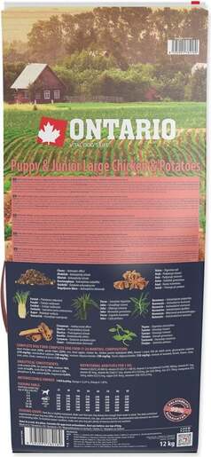 Ontario Puppy & Junior Large Breed 12kg, piletina i krumpir