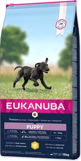 Eukanuba PUPPY Large & Giant Breed 15kg, piletina