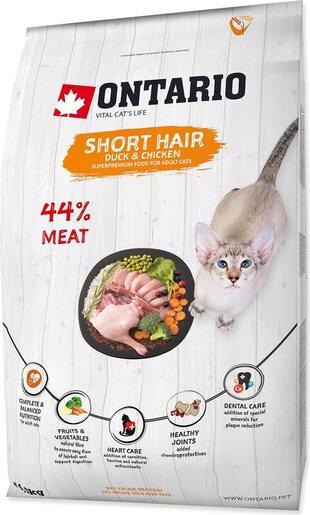 Ontario Cat Adult Shorthair 6,5kg, pačetina i piletina