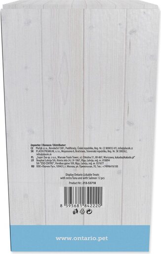 Ontario Cat poslastica 5x14g, tuna i losos