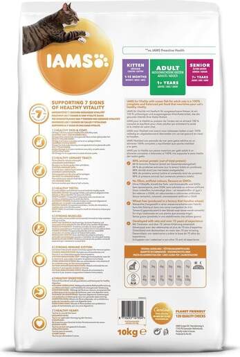 IAMS Cat Adult 10kg, riba