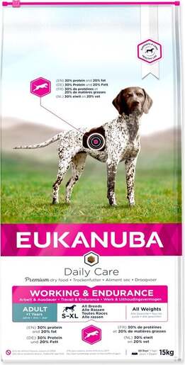 Eukanuba Daily Care Adult Working & Endurance 15kg, perad