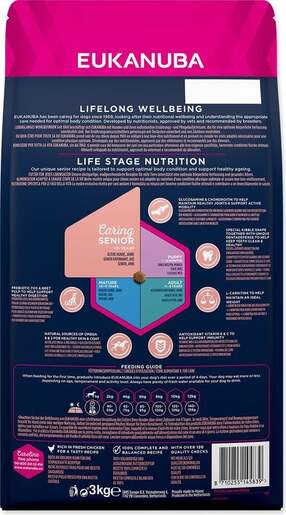 Eukanuba Senior Small Breed 3kg, piletina
