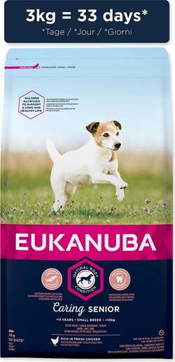 Eukanuba Senior Small Breed 3kg, piletina
