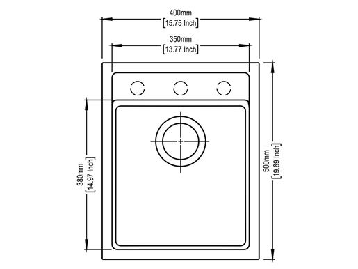 Sudoper Carysil Waltz 400 Colorado