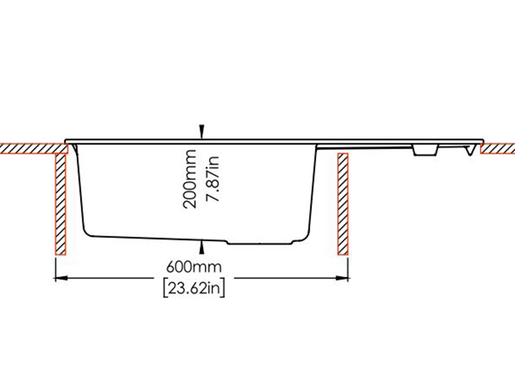 Sudoper Carysil Enigma D-100 B Colorado