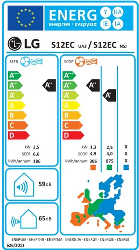 LG klima uređaj S12EC DualCool Comfort 3.5kW