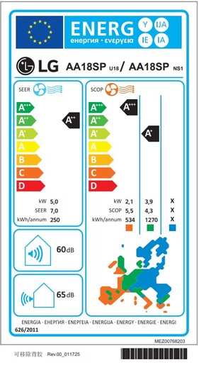 LG klima uređaj AA18SP ArtCool AI Air Mirror 5kW