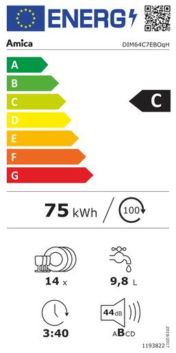 Amica perilica posuđa DIM64C7EBOqH