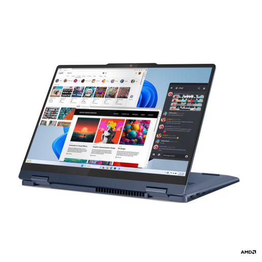 Lenovo IdeaPad 5 2u1 14AHP9, 83DR001BSC, 14 WUXGA OLED Touchscreen 400nits, AMD Ryzen 7 8845HS, 16GB RAM, 1TB PCIe NVMe SSD, AMD Radeon 780M Graphics, Windows 11 Home, laptop