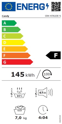 Candy sušilica rublja CR4 H7A1DE-S