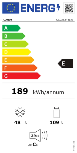 Candy hladnjak CCG1L314EW