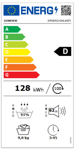 Gorenje sušilica DPNE92/GNLWIFI