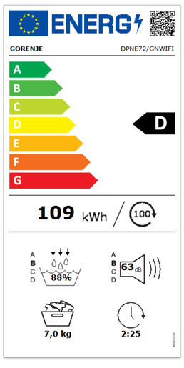 Gorenje sušilica rublja DPNE72/GNWIFI