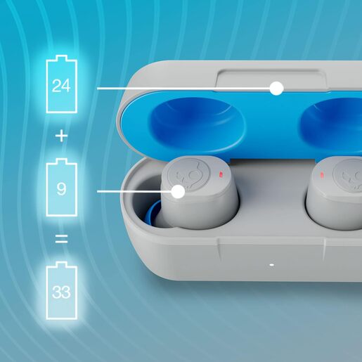 Skullcandy Jib True 2 Wireless In-Ear slušalice, Light Grey/Blue