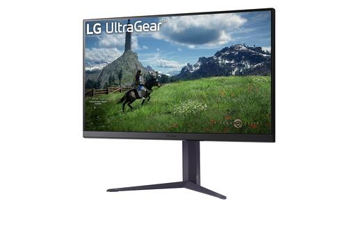LG monitor UltraGear 32GS85Q, 31.5" 2K/QHD, Nano IPS, 180Hz, 1ms, 2xHDMI, DP