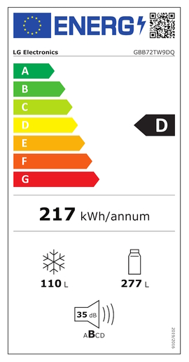 LG hladnjak GBB72TW9DQ