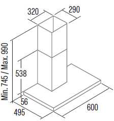 Cata napa SYGMA 6010 BK
