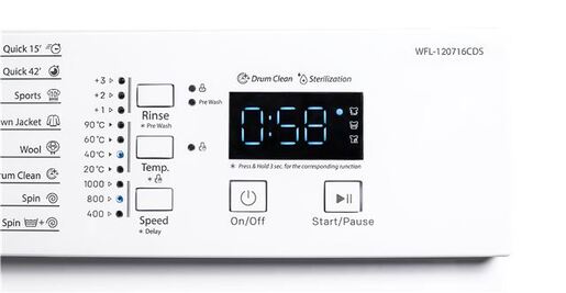 VIVAX HOME perilica rublja WFL-120716CDS