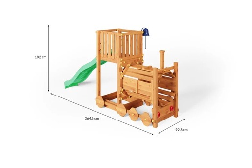 Fungoo drveno dječje igralište LOCO set