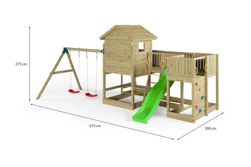 Fungoo drveno dječje igralište LONGSTEPPER set