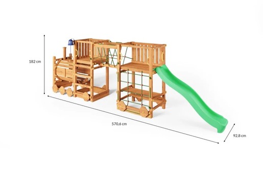 Fungoo drveno dječje igralište LOCO EXPRESS set
