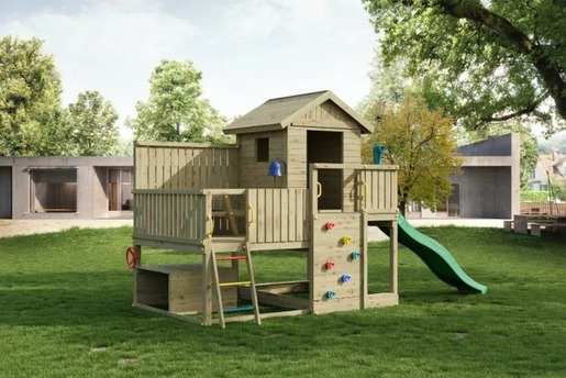 Fungoo drveno dječje igralište SWEET HOUSE set