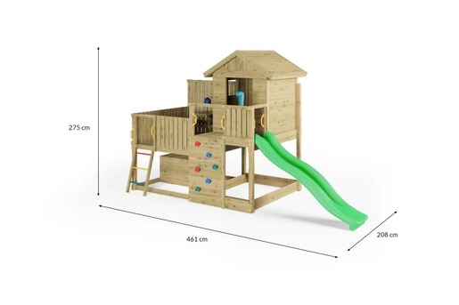 Fungoo drveno dječje igralište SWEET HOUSE set