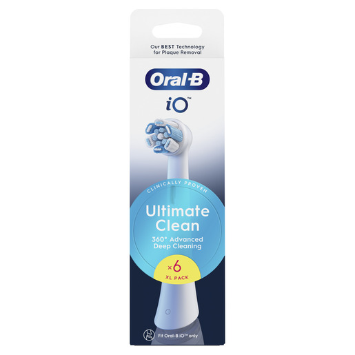Oral-B iO zamjenske glave Ultimate Clean White, 6 kom