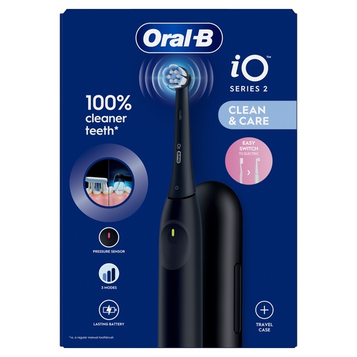 Oral-B električna četkica iO2, Black + putna torbica
