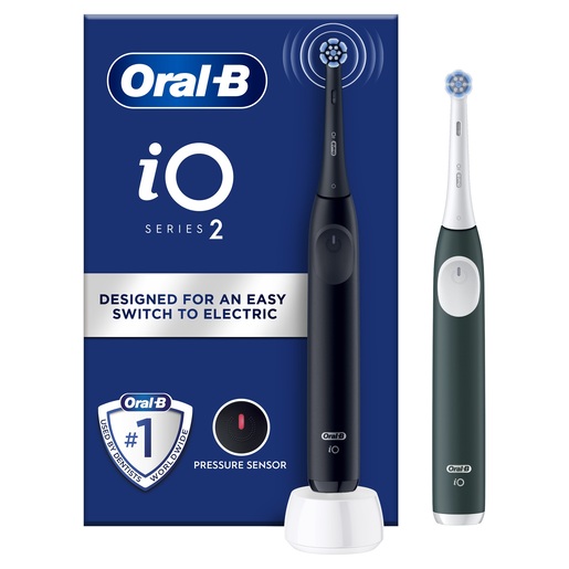 Oral-B električna četkica iO2, duopack Black/Green
