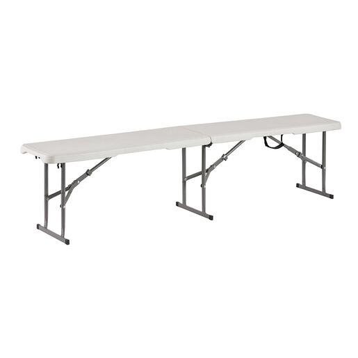 ARANEA Sklopiva klupa, 180x30x43cm, bijela